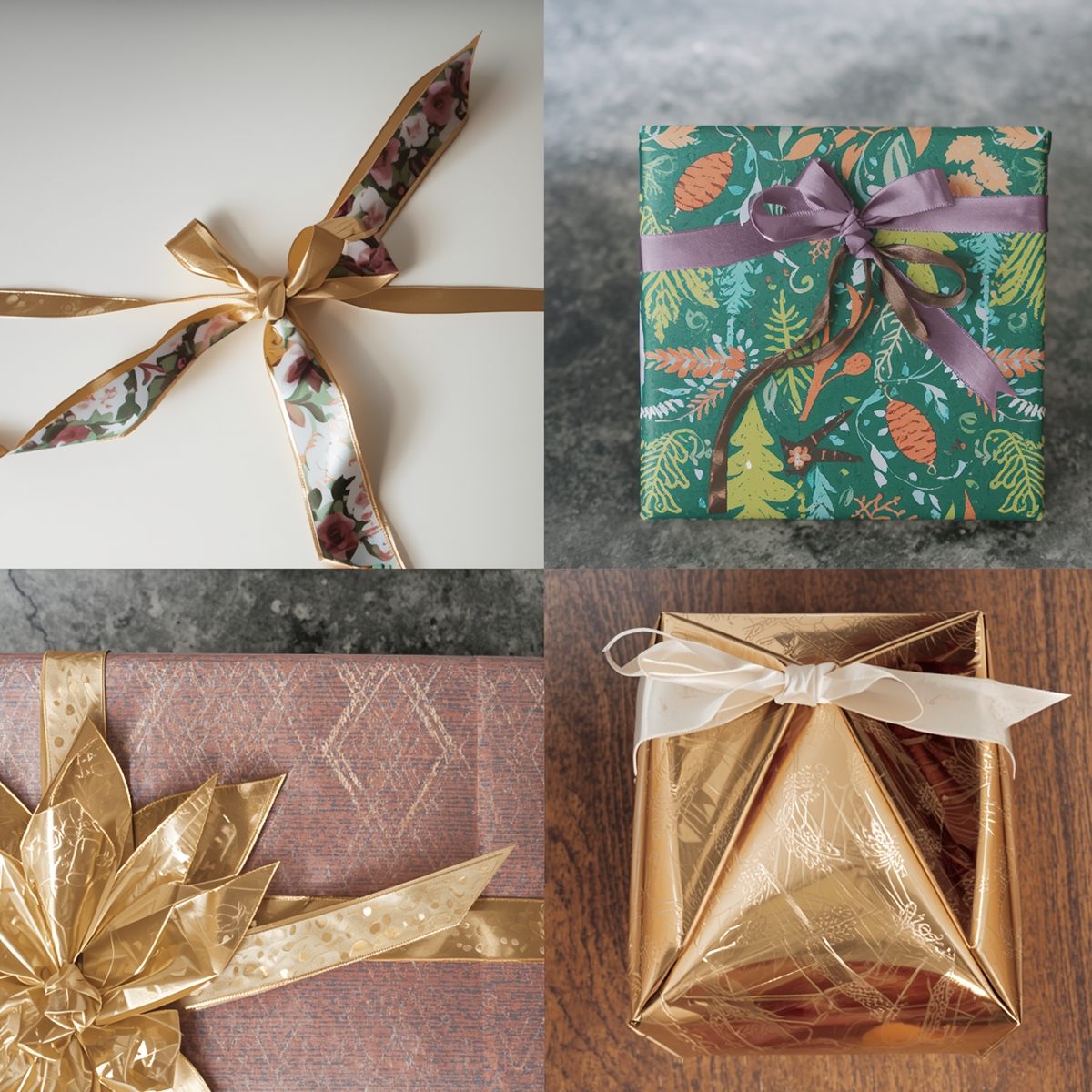 Luxury Metallic gift wrapping style by Artisanvygiftax